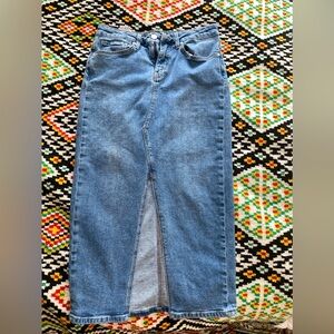 Mavi Women's Long Blue Denim Jeans